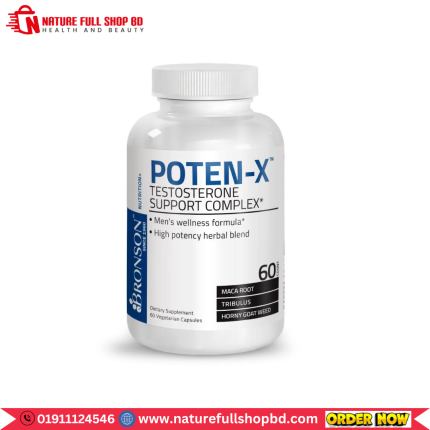 Bronson Poten-X Testosterone Support Complex for Men 60 Capsules