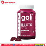 Goli Nutrition Beets Cardio CoQ10 100 mg Beet Root Powder Extract & Vitamin B12 60 Gummies