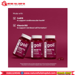 Goli Nutrition Beets Cardio CoQ10 100 mg Beet Root Powder Extract & Vitamin B12 60 Gummies - Image 2