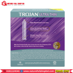 Trojan Ultra Thin Condoms for Ultra Sensitivity 36 Lubricated Latex Condoms - Image 3