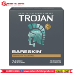 Trojan Bareskin Thin Premium 24 Lubricated Latex Condoms