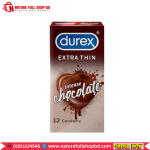 Durex Extra Thin Intense Chocolate Flavoured-12 Pcs Pack