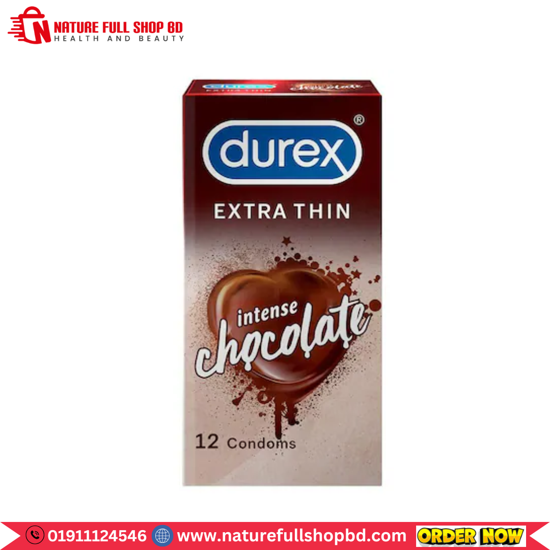 0 - 2025-08-13T012233.189 Durex Extra Thin Intense Chocolate Flavoured-12 Pcs Pack - Image 1