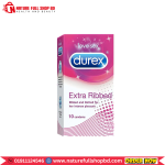 Durex Extra Ribbed Condoms 10 Pcs Pack
