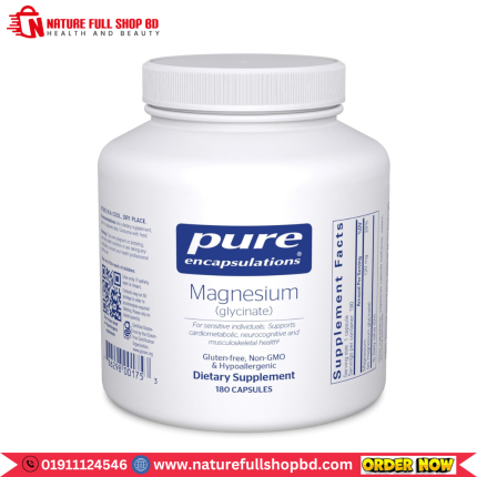 Pure Encapsulations Magnesium Glycinate 180 Capsules