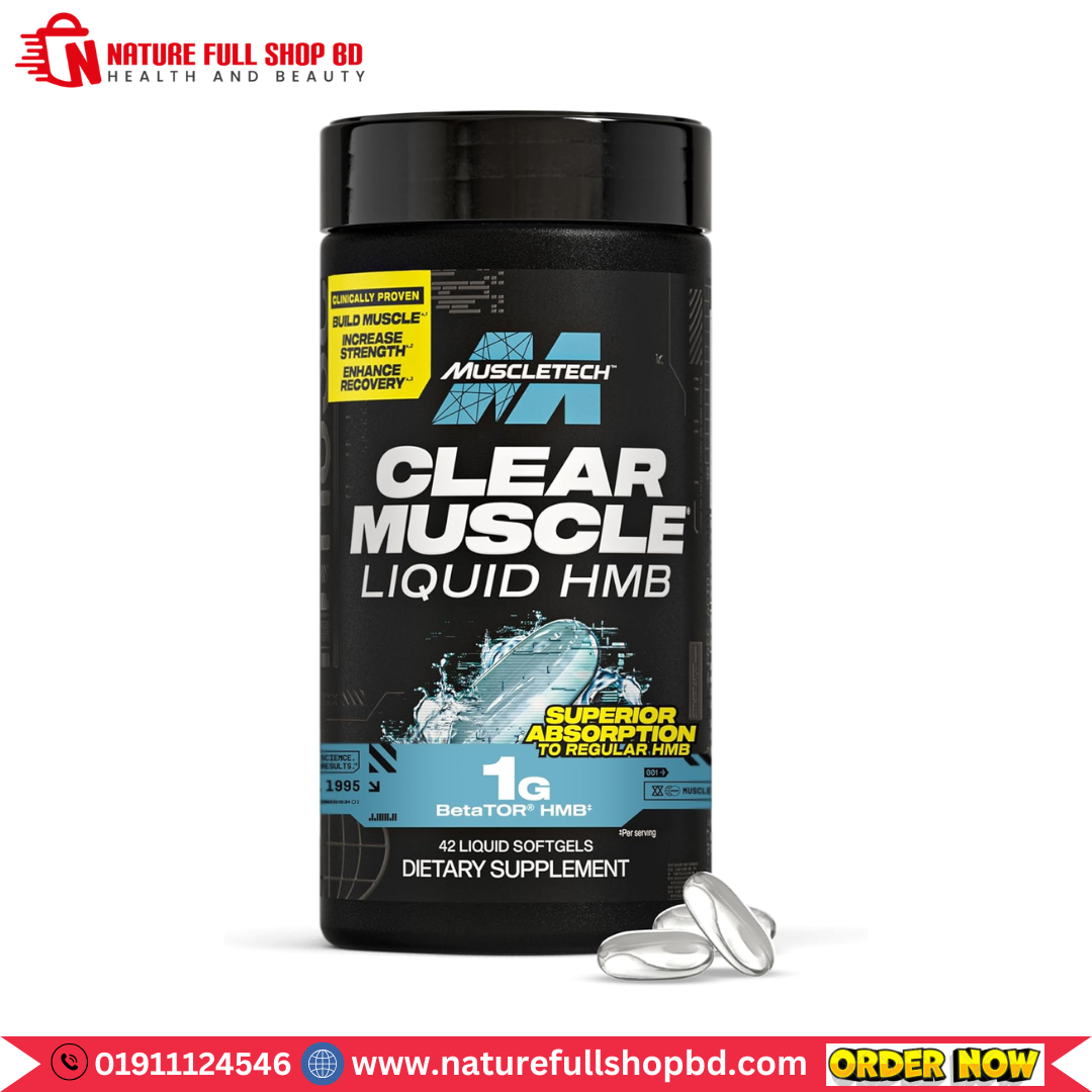 0 - 2025-08-16T013207.936 MuscleTech Clear Muscle Liquid HMB 1000 mg 42 Liquid Softgels - Image 1