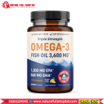 Mav Nutrition Triple Strength Omega-3 Fish Oil 3600 mg Fatty Acids 1300 mg EPA + 860 mg DHA 120 Softgels