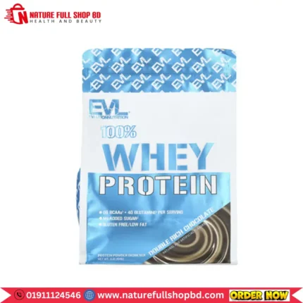 EVLution Nutrition 100% Whey Protein Double Rich Chocolate 454g