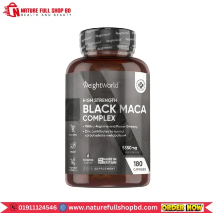 Weight World Black Maca Complex 5550 Mg 180 Capsules