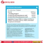 Nutravita Omega-3 2000 Mg Fish Oil 660mg EPA/440mg DHA 240 Softgels - Image 2