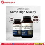 NatureBell Pure Magnesium Glycinate 500 mg 240 Vegetarian Capsules - Image 2