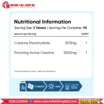 Weight World Creatine Monohydrate 3000 Mg 270 Tablets - Image 2