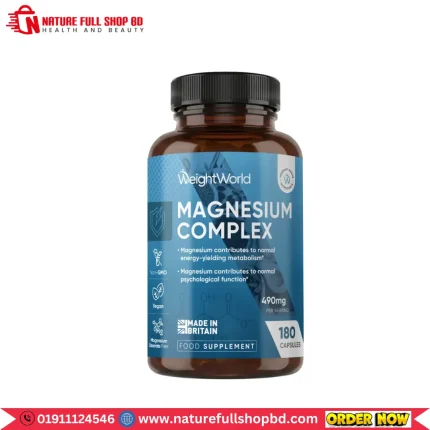 Weight World Magnesium Complex (4 in 1) 490 mg 180 Capsules