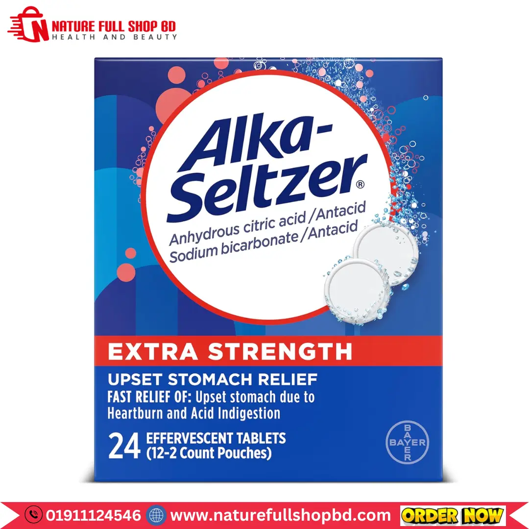 0 - 2026-07-04T014346.869 Alka-Seltzer Extra Strength Antacid & Pain Relief Original 24 Tablets - Image 1