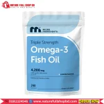 Micro Ingredients Triple Strength Omega-3 Fish Oil 4,200 mg EPA 1200 mg + DHA 900 mg 240 Softgels