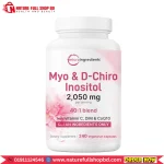 Micro Ingredients Myo & D-Chiro Inositol 2,050 mg with With Vitamin C, DIM & CoQ10 240 Vegetarian Capsules