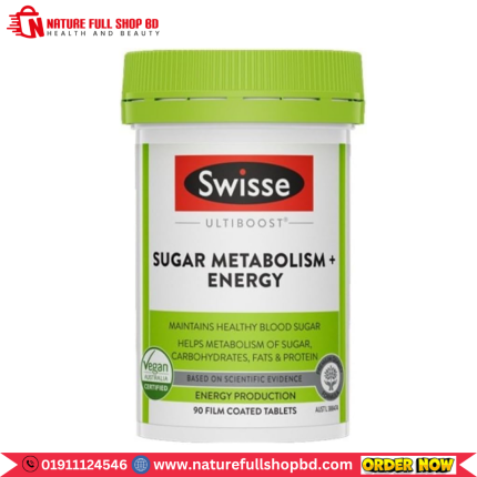 Swisse Ultiboost Sugar Metabolism+ Energy 90 Tablets